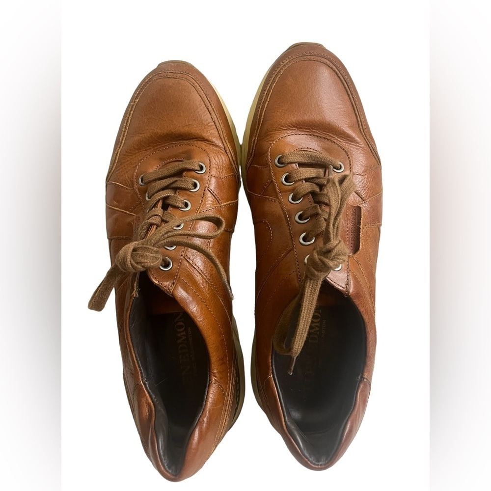 Allen Edmonds "A-TRAINER" Lace Up Leather Sneakers size 10.5 D